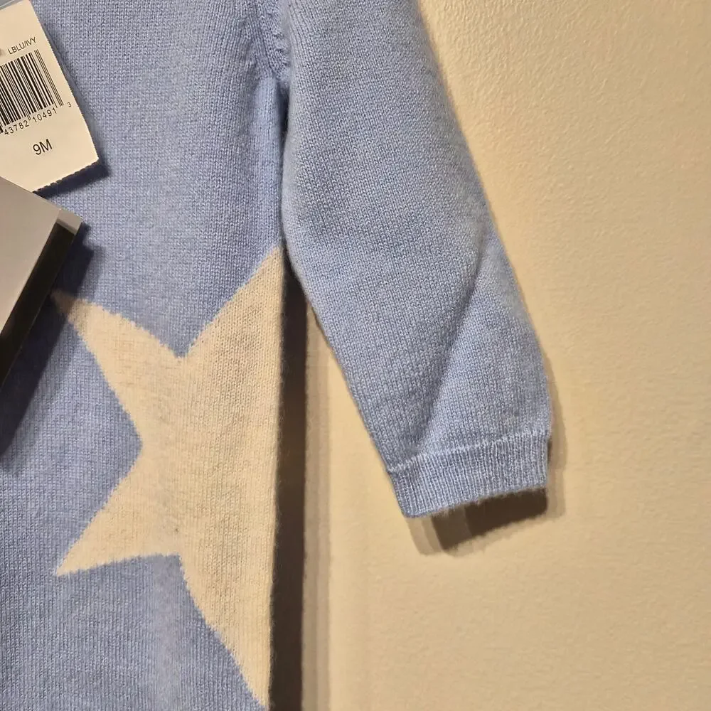 Neiman Marcus The Cashmere Collection 9 Month NWT Blue and White Star One Piece